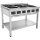 Induction hob Techma Lite with 6 burners x 3 kW 1100x700x850 floor-standing without rim (55388)